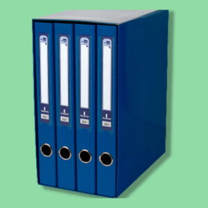 Modulo con 4 archivadores folio azul